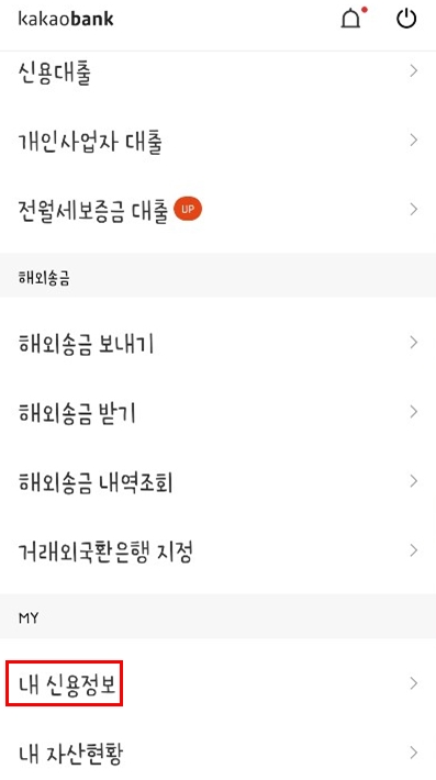 카카오뱅크 신용정보 손쉽게 알아보는 방법