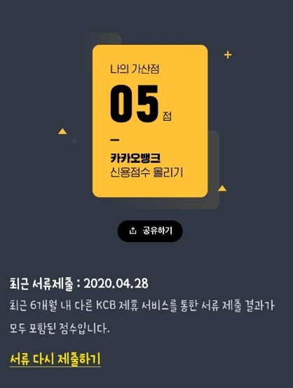 카카오뱅크 신용점수 올리기 이렇게만 하세요!
