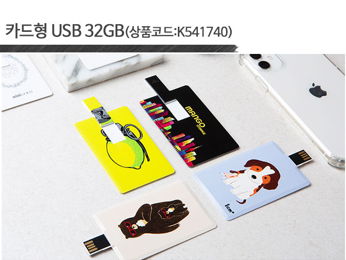 USB판촉물 카드형 이미지 인쇄