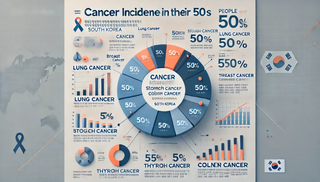 우리나라 50대 암 발병률